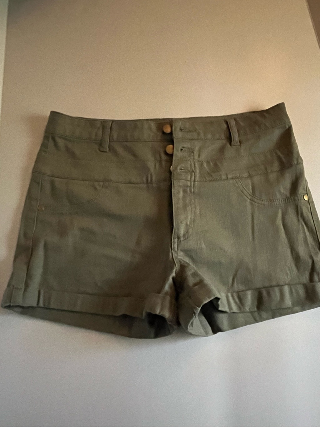 Nwot Refuge Shorts - Light Sage Green - Womenâs Size 10